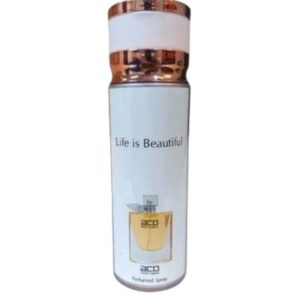 ACO PERFUMES MEN'S PERFUMED SPRAY - LIFE IS BEAUTIFUL (200ML)