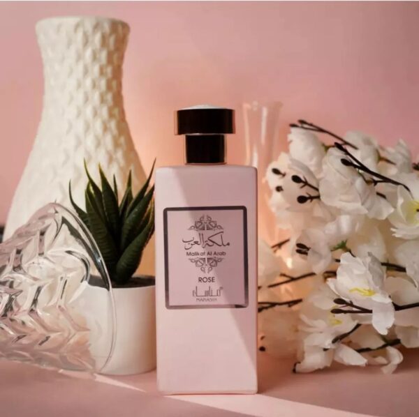MANASIK ROSE PERFUME WOMEN'S MALIKAT AL ARAB 100ML - Image 3