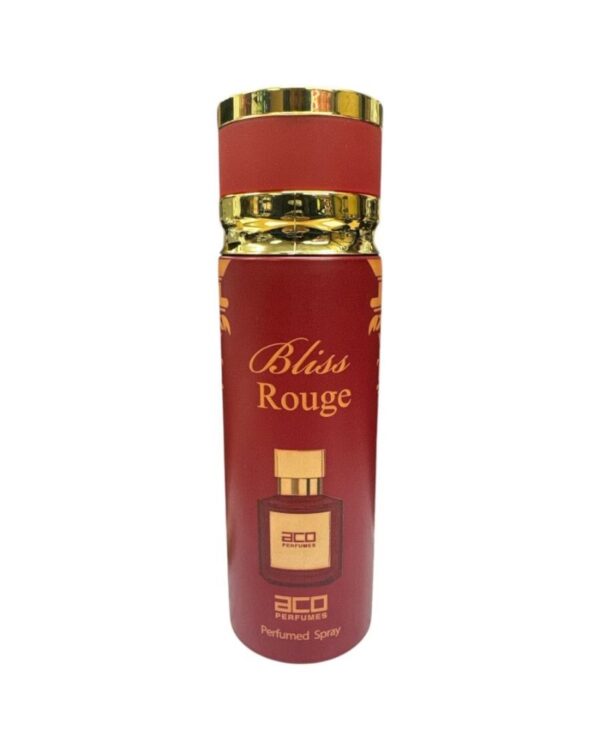 ACO PERFUMES LADIES PERFUMED SPRAY - BLISS ROUGE (200ML)