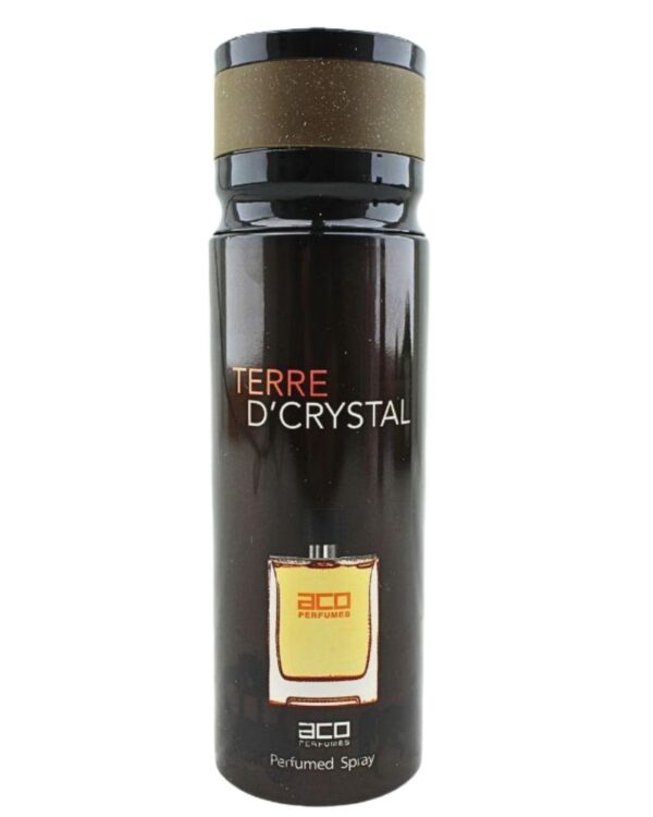 ACO PERFUMES MEN'S PERFUMED SPRAY - TERRE D'CRYSTAL (200ML)